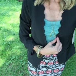 41 Hawthorn Lanza Scallop Blazer Medium Stitch Fix